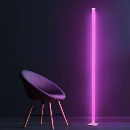 LED RGBW Aptumšojama grīdas stāvlampa MAGICAL LED/7W/230V + tālvadības pults
