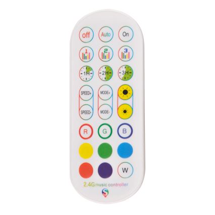 LED RGBW Aptumšojama grīdas stāvlampa MAGICAL LED/7W/230V + tālvadības pults