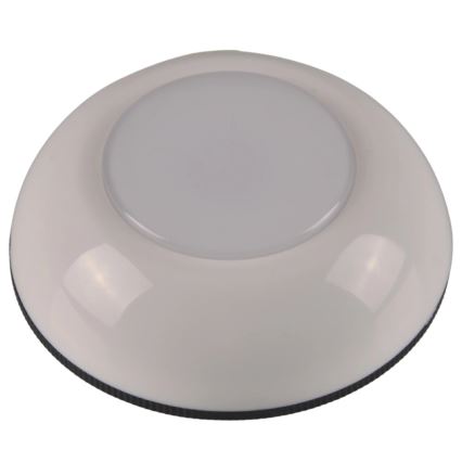 LED RGBW Aptumšojams mēbeļu apgaismojums LED/0,5W/4,5V 3xAAA balta + tālvadības pults