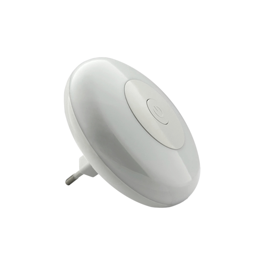 LED RGBW Nakts lampa LED/1W/230V balta