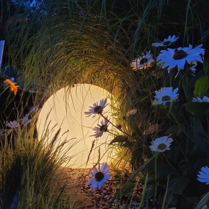 LED RGBW regulējama āra lampa GLOBO 1xE27/9W/230V 2700-6500K Ø 40 cm IP44 Wi-Fi