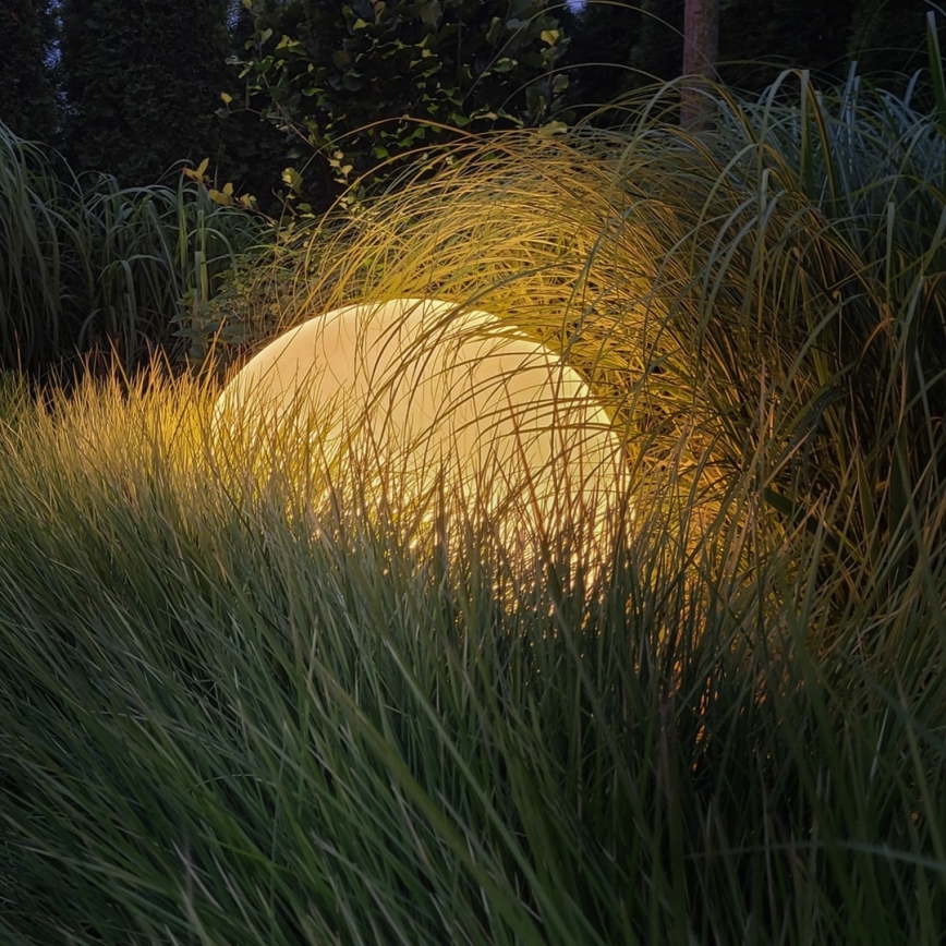 LED RGBW regulējama āra lampa GLOBO 1xE27/9W/230V 2700-6500K Ø 40 cm IP44 Wi-Fi