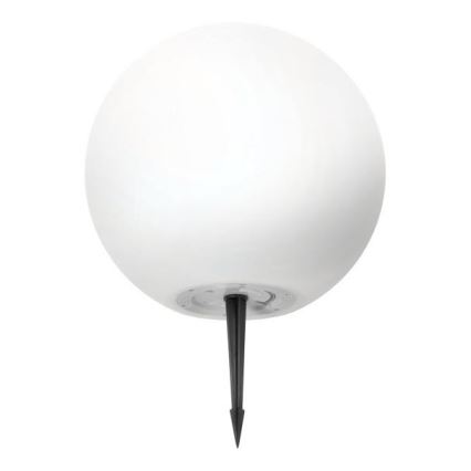LED RGBW regulējama saules lampa GARDEN BALL LED/5W/3,7V 3000K IP54 2200 mAh Ø 40 cm + tālvadības pults