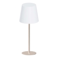 LED RGBW regulējama skārienjutīga āra galda lampa LUCIA LED/2W/5V 1800/2700/6500K 3600 mAh IP44 bēša