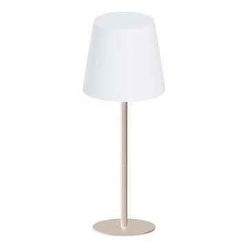 LED RGBW regulējama skārienjutīga āra galda lampa LUCIA LED/2W/5V 1800/2700/6500K 3600 mAh IP44 bēša