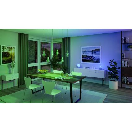 LED RGBW regulējama spuldze FILAMENT E27/6,3W/230V 2200-6500K - Paulmann 29156