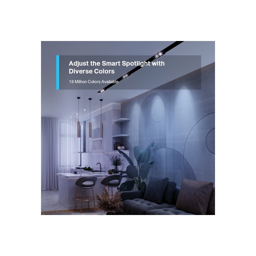 LED RGBW regulējama spuldze GU10/3,7W/230V 2200-6500K Wi-Fi - TP-Link