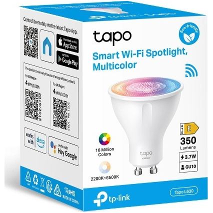 LED RGBW regulējama spuldze GU10/3,7W/230V 2200-6500K Wi-Fi - TP-Link