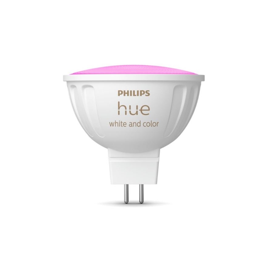 LED RGBW regulējama spuldze Philips Hue White And Color Ambiance GU5,3/MR16/6,3W/12V 2000-6500K