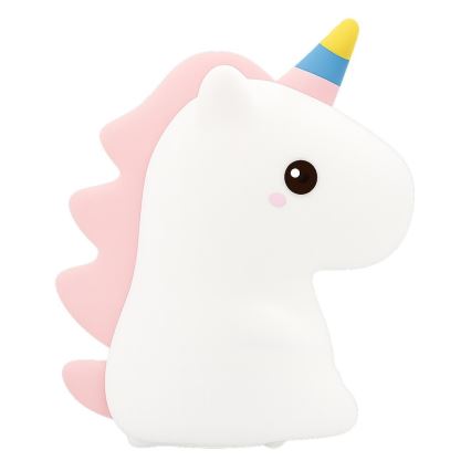 LED RGBW regulējama, uzlādējama bērnu nakts lampiņa ar skārienvadību UNICORN LED/1W/5V 1200 mAh