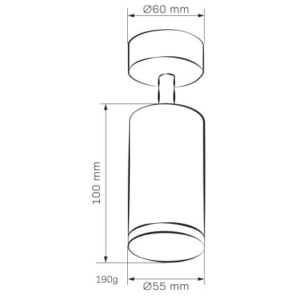 LED RGBW Regulējama vannas istabas spot gaisma TURYN 1xGU10/6,5W/230V 2700-6500K Wi-Fi IP44 balta