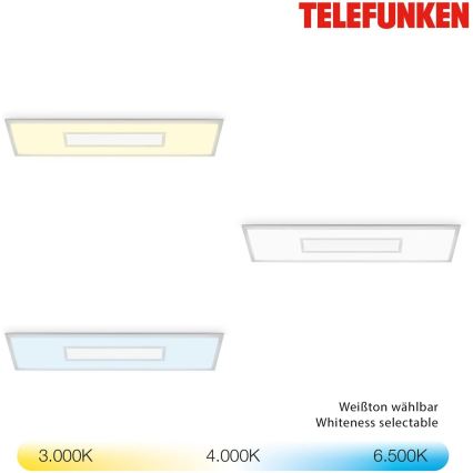 LED RGBW regulējams panelis LED/20W/230V 3000-6500K 25x100 cm sudraba + tālvadība