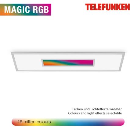 LED RGBW regulējams panelis LED/20W/230V 3000-6500K 25x100 cm sudraba + tālvadība