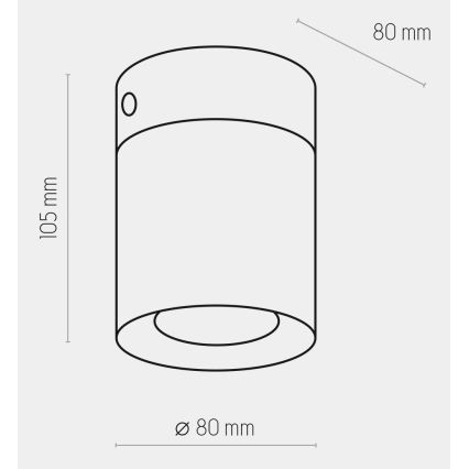 LED RGBW regulējams punktveida gaismeklis VICO 1xGU10/6,5W/230V 2700-6500K