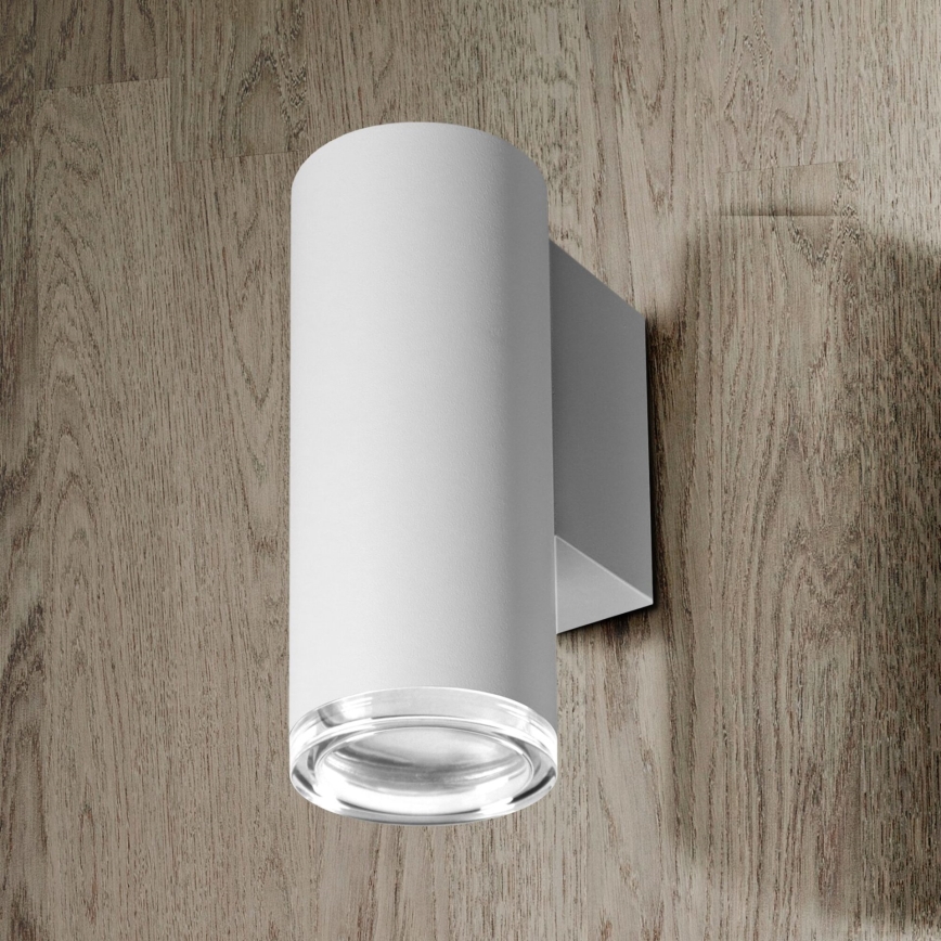LED RGBW Regulējams vannas istabas sienas apgaismojums TURYN 1xGU10/6,5W/230V 2700-6500K Wi-Fi IP44 balts