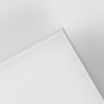 LED RGBW virsmas montāžas panelis LED/13,5W/230V ar regulējamu spilgtumu 3000-6500K 29,5x59,5 cm sudraba + tālvadības pults