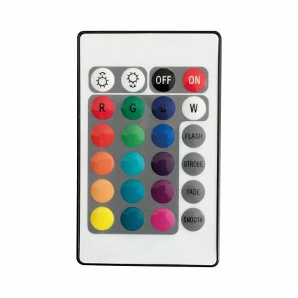LED RGBW Saules enerģijas lampa BALL LED/3,2V 500 mAh d. 20 cm IP65 + tālvadības pults