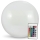 LED RGBW Saules enerģijas lampa BALL LED/3,7V 1500 mAh d. 50 cm IP65 + tālvadības pults