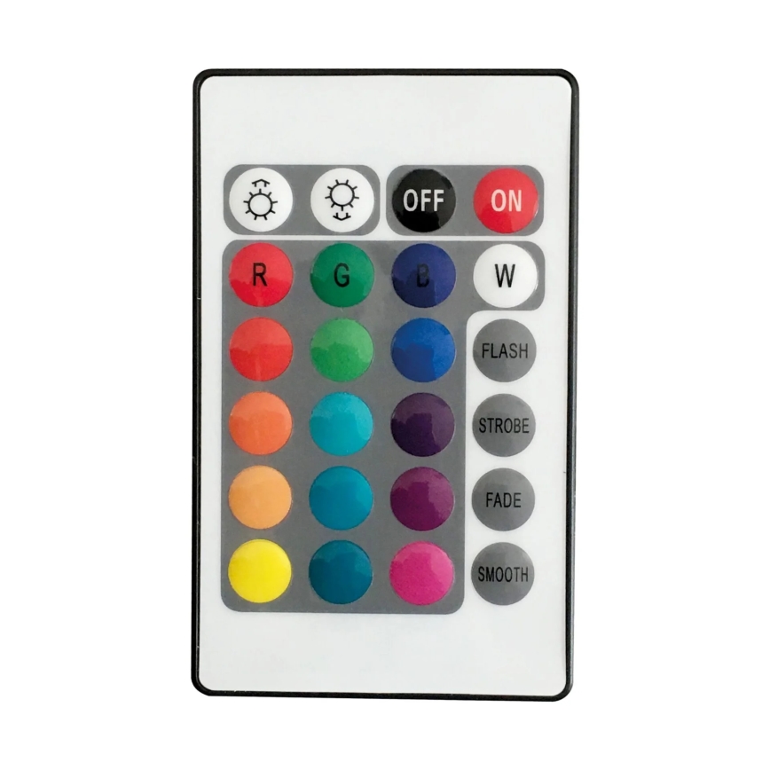 LED RGBW Saules enerģijas lampa BALL LED/3,7V 1500 mAh d. 50 cm IP65 + tālvadības pults