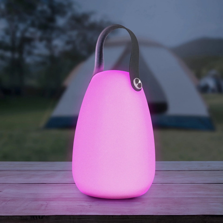 LED RGBW Saules enerģijas lampa CANARIA LED/2W/1,2V 400 mAh IP44 balta