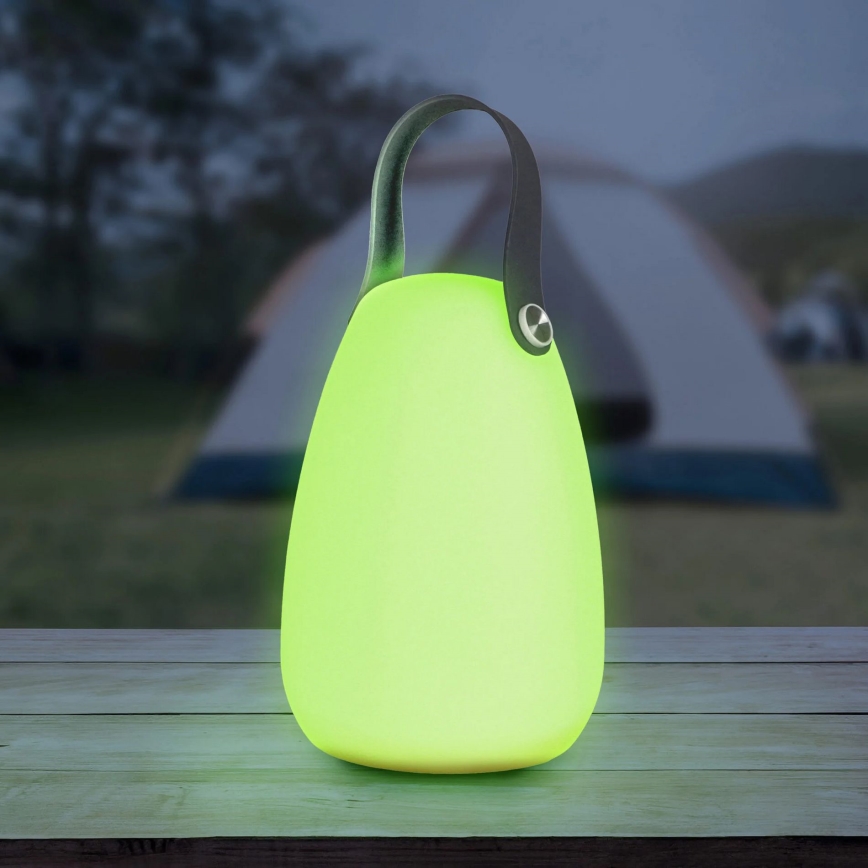 LED RGBW Saules enerģijas lampa CANARIA LED/2W/1,2V 400 mAh IP44 balta