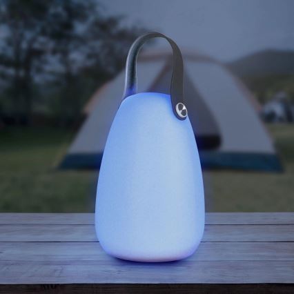LED RGBW Saules enerģijas lampa CANARIA LED/2W/1,2V 400 mAh IP44 balta