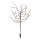 LED RGBW Saules enerģijas lampa TREE LED/0,1W/1,2V 600 mAh IP44 brūna