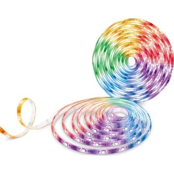 LED RGBW sloksne ar regulējamu spilgtumu, 5 m, LED/24W/230V, Wi‑Fi