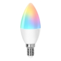LED RGBW Spuldze C37 E14/4,9W/230V 2700-6500K - Aigostar