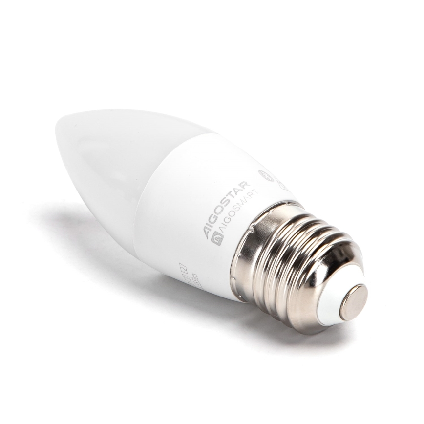 LED RGBW Spuldze C37 E27/6,5W/230V 2700-6500K - Aigostar