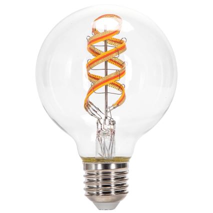 LED RGBW Spuldze FILAMENT G80 E27/4,9W/230V 2700K - Aigostar