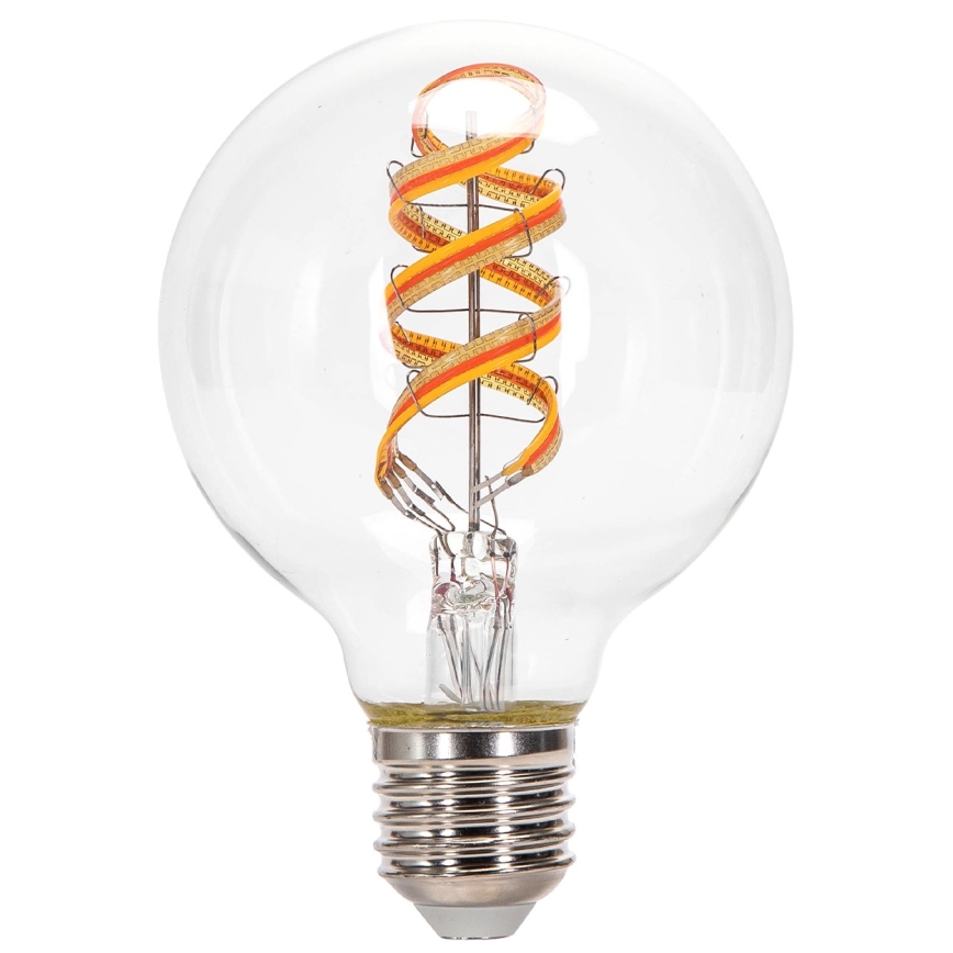 LED RGBW Spuldze FILAMENT G80 E27/4,9W/230V 2700K - Aigostar