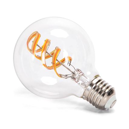 LED RGBW Spuldze FILAMENT G80 E27/4,9W/230V 2700K - Aigostar