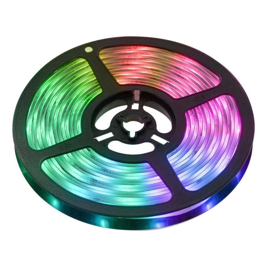 LED RGBW Viedā aptumšojama josla 5m LED/230V 2700-6500K Wi-Fi Tuya + tālvadības pults