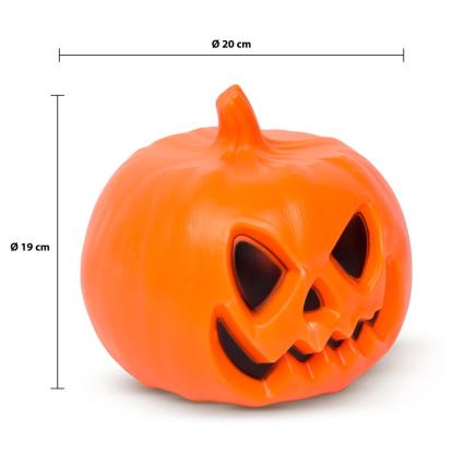 LED Rotājums ar skaņas efektu HALLOWEEN LED/3xAAA ķirbis