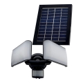 LED saules ārējais prožektors ar sensoru LED/20W/5,5V 2400 mAh IP44