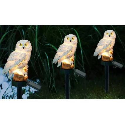 LED saules dekoratīvais gaismeklis ar sensoru 6xLED/1,2V 3000K 40 cm 600 mAh IP44