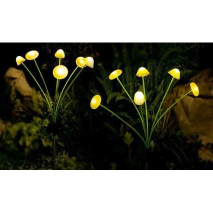 LED saules dekoratīvais gaismeklis ar sensoru 6xLED/1,2V 3000K 72 cm 600 mAh IP44