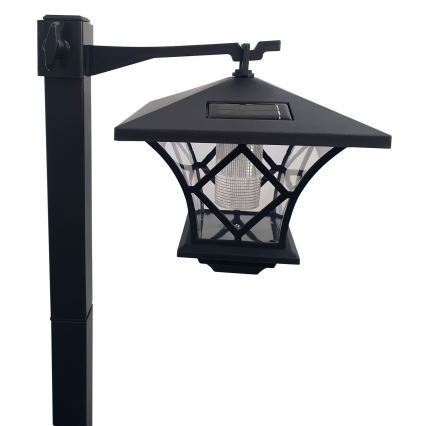 LED Saules enerģijas āra lampa 3in1 LED/1,2V IP44 melna