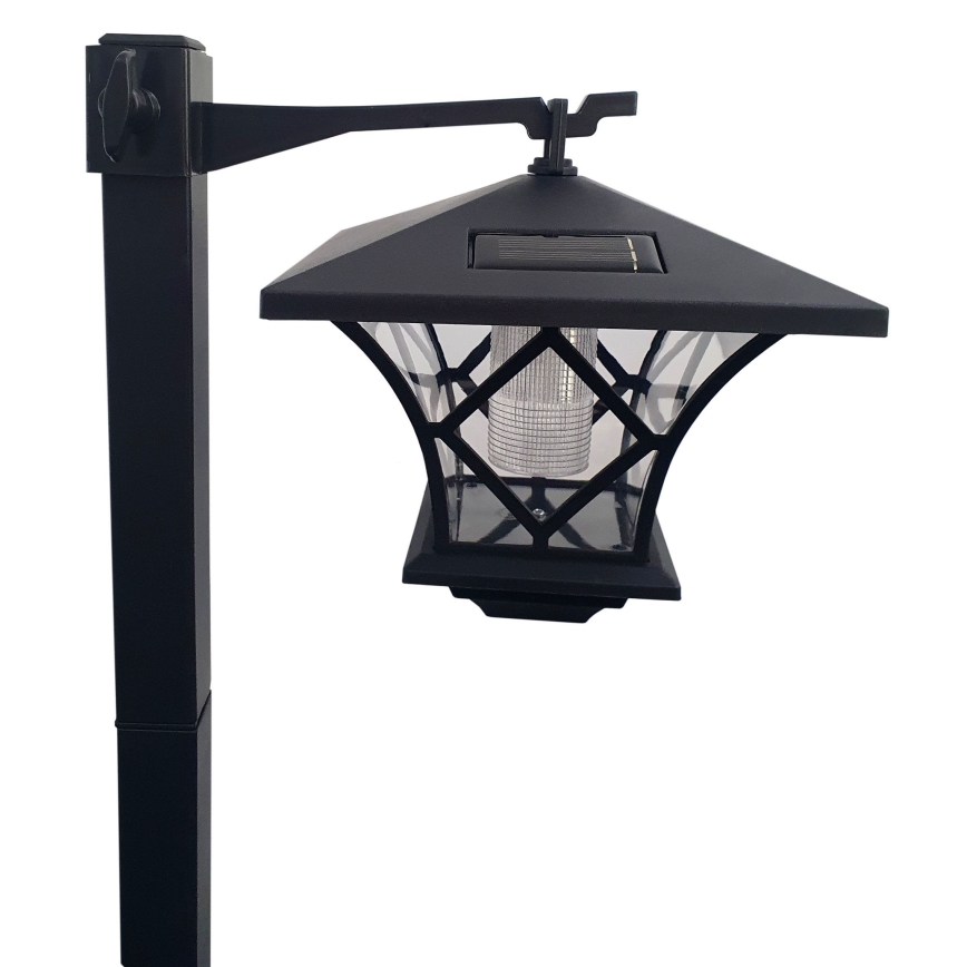 LED Saules enerģijas āra lampa 3in1 LED/1,2V IP44 melna