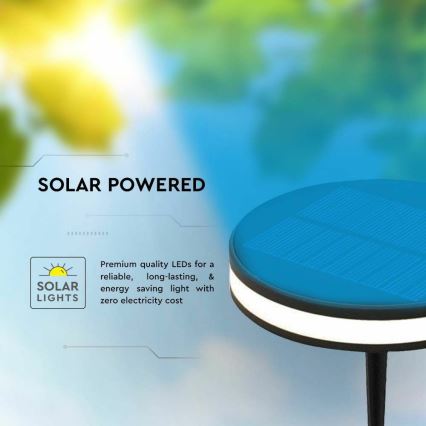 LED Saules enerģijas āra lampa LED/1,8W/3,7V IP54 3000K 1800 mAh