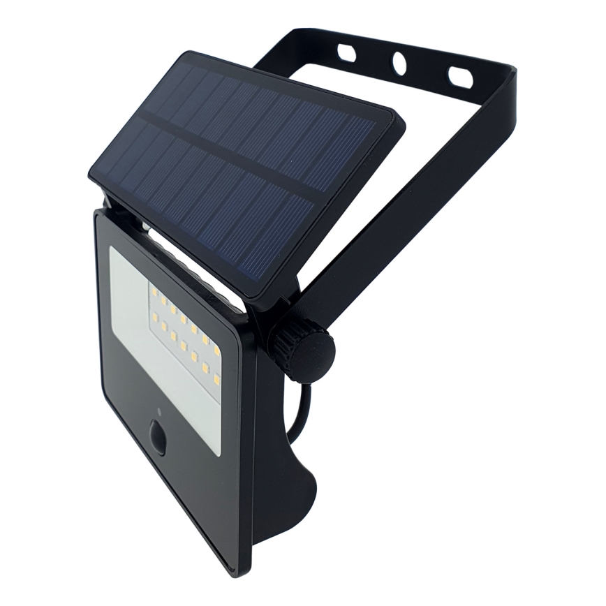 LED Saules enerģijas āra Prožektors ar sensoru LED/2W/3,7V 4200K 1800 mAh IP44