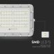 LED Aptumšojams saules enerģijas āra prožektors LED/15W/3,2V IP65 6400K balta + tālvadības pults