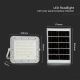 LED Aptumšojams saules enerģijas āra prožektors LED/6W/3,2V IP65 4000K balta + tālvadības pults