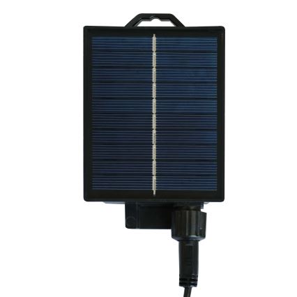 LED Aptumšojama saules enerģijas āra virtene PARTY 10xE27/3,7V 10 m IP44 + tālvadības pults
