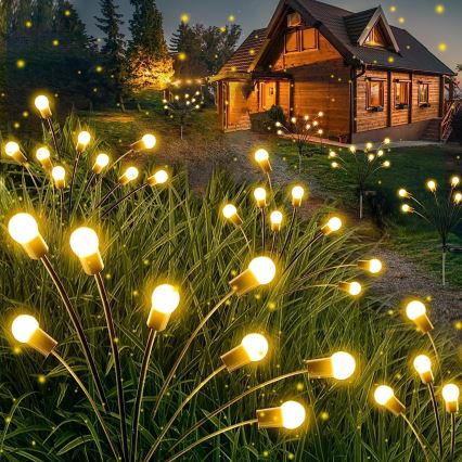 LED Saules enerģijas dekoratīva lampa 6xLED/1,2V 3000K 73 cm IP44