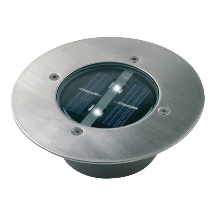 LED Saules enerģijas iegremdējama lampa ar sensoru LED/0,12W/2xAAA IP67 nerūsējošs tērauds riņķis