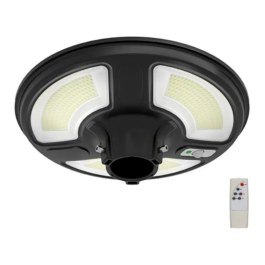 LED Saules enerģijas ielas lampa ar sensoru LED/10W/3,2V 6500K IP65 25000 mAh + tālvadības pults