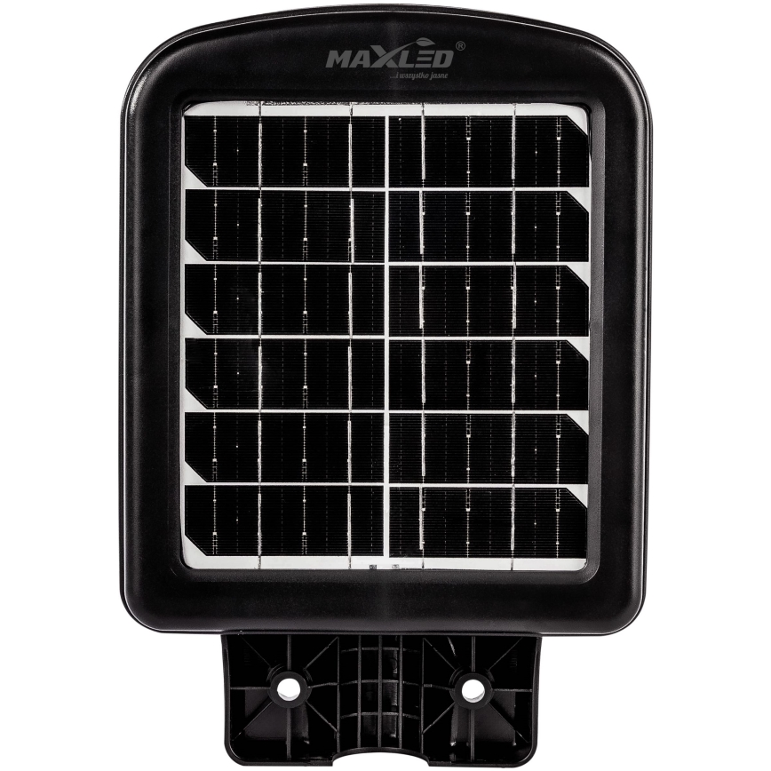 LED Aptumšojama saules enerģijas ielu lampa ar sensoru LED/150W/6V 6500K IP65 melna + tālvadības pults