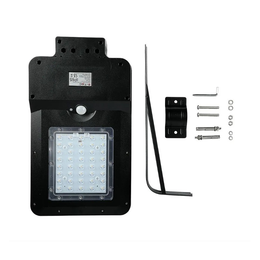 LED Saules enerģijas ielas lampa ar sensoru LED/15W/7,4V 4000K IP65 10800 mAh